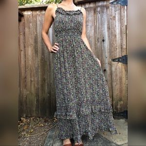Patterson J Kincaid floral maxi Dress M